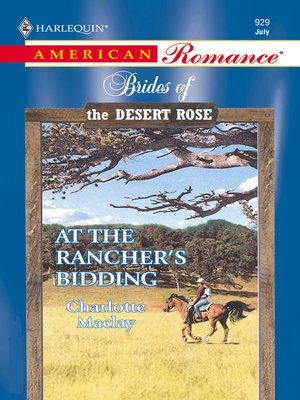 cover image of At the Rancher's Bidding